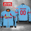 MLB St. Louis Cardinals (Your Name) Bomber Jacket Nicegift 3BB-J5G9
