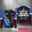 NFL Buffalo Bills (Your Name) Crewneck Sweatshirt Nicegift 3CS-I5D9
