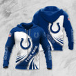 NFL Indianapolis Colts (Your Name) Zip Hoodie 3D Nicegift 3ZH-Z5R1