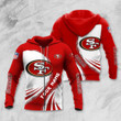 NFL San Francisco 49ers (Your Name) Zip Hoodie 3D Nicegift 3ZH-Z0Z2