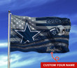 NFL Dallas Cowboys (Your Name) Flag Nicegift FLG-O7Q1