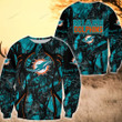 NFL Miami Dolphins Crewneck Sweatshirt Nicegift 3CS-C8V2