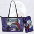 Precious Nightmares Before Christmas Leather Tote Bag & Woman Purse Set LTB-Q1T1 WOP-X3M1