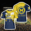 NCAA Michigan Wolverines 3D T-shirt Nicegift 3TS-V3M7