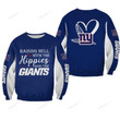 NFL New York Giants Crewneck Sweatshirt Nicegift 3CS-M2D1