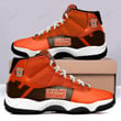 NFL Cleveland Browns Air Jordan 11 Shoes Nicegift A11-B5P0