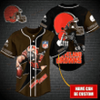 NFL Cleveland Browns (Your Name) Baseball Jersey Nicegift BBJ-E8N6