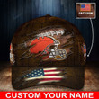 NFL Cleveland Browns (Your Name) Classic Cap Nicegift 3DC-Q6I5