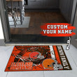 NFL Cleveland Browns (Your Name) Rubber Doormat Nicegift DRM-Y3O5