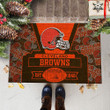 NFL Cleveland Browns Rubber Doormat Nicegift DRM-M1W1