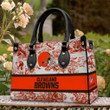 NFL Cleveland Browns (Your Name) Women 3D Small Handbag Nicegift WSH-R6S7