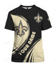 NFL New Orleans Saints (Your Name) 3D T-shirt Nicegift 3TS-R4T9