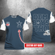 NFL Dallas Cowboys (Your Name) 3D T-shirt Nicegift 3TS-I5R2