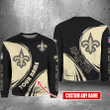 NFL New Orleans Saints (Your Name) Crewneck Sweatshirt Nicegift 3CS-Z9Q8