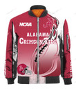 NCAA Alabama Crimson Tide Bomber Jacket Nicegift 3BB-D7N7