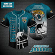 NFL Jacksonville Jaguars (Your Name) Baseball Jersey Nicegift BBJ-W4K9