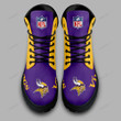NFL Minnesota Vikings (Your Name) Boots Nicegift BTS-G2R2