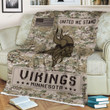 NFL Minnesota Vikings Fleece Blanket & Quilt Nicegift BLQ-A6I1