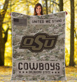 NCAA Oklahoma State Cowboys Fleece Blanket & Quilt Nicegift BLQ-Y0S2
