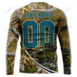 NFL Jacksonville Jaguars (Your Name & Number) Crewneck Sweatshirt Nicegift 3CS-I6F5