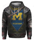 NCAA Michigan Wolverines (Your Name & Number) Hoodie 3D Nicegift 3HO-W1R8