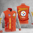 NFL Pittsburgh Steelers (Your Name) Baseball Jacket Nicegift BJA-V3M5