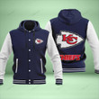 NFL Kansas City Chiefs Hooded Baseball Jacket 3D Nicegift HBJ-R5Y9