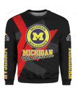 NCAA Michigan Wolverines Crewneck Sweatshirt Nicegift 3CS-M6J9