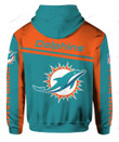 NFL Miami Dolphins (Your Name) Zip Hoodie 3D Nicegift 3ZH-G6I5