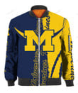 NCAA Michigan Wolverines Bomber Jacket Nicegift 3BB-A3H3