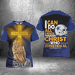 NFL Dallas Cowboys I Can Do All Things Through Christ Who Strengthens Me 3D T-shirt Nicegift 3TS-Q5E6