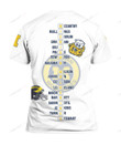 NCAA Michigan Wolverines National Champions 2024 3D T-shirt Nicegift 3TS-E6J7