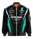 Mercedes-AMG Petronas F1 Team Bomber Jacket Nicegift 3BB-A4F8
