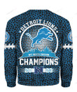 NFL Detroit Lions NFC North Division Champions 2023 Crewneck Sweatshirt Nicegift 3CS-F4F9