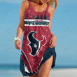 NFL Houston Texans Women's O-neck Cami Dress Nicegift OCD-H5H5