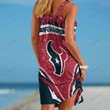 NFL Houston Texans Women's O-neck Cami Dress Nicegift OCD-H5H5