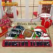 NFL Houston Texans (Your Name) Rubber Doormat Nicegift DRM-I4B9