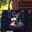 NFL Houston Texans (Your Name) Women 3D Small Handbag Nicegift WSH-O8C4
