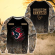 NFL Houston Texans (Your Name) Crewneck Sweatshirt Nicegift 3CS-F3U9
