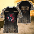 NFL Houston Texans (Your Name) 3D T-shirt Nicegift 3TS-N7L0