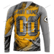 NFL Green Bay Packers (Your Name & Number) Crewneck Sweatshirt Nicegift 3CS-Y3L8