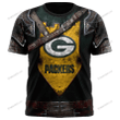 NFL Green Bay Packers (Your Name & Number) 3D T-shirt Nicegift 3TS-F1A4