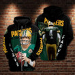 NFL Green Bay Packers Brett Favre Zip Hoodie 3D Nicegift 3ZH-T3V4