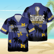 NCAA Michigan Wolverines National Champions 2023 Hawaii 3D Shirt Nicegift 3HS-U3G5