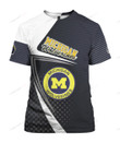 NCAA Michigan Wolverines 3D T-shirt Nicegift 3TS-X2P8
