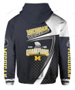 NCAA Michigan Wolverines Zip Hoodie 3D Nicegift 3ZH-S2Z8