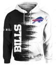 NFL Buffalo Bills Zip Hoodie 3D Nicegift 3ZH-W5E6