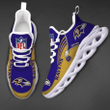 NFL Baltimore Ravens (Your Name) Max Soul Shoes Nicegift MSS-Y9C9