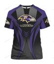 NFL Baltimore Ravens 3D T-shirt Nicegift 3TS-D1B4