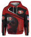 NFL San Francisco 49ers (Your Name) Zip Hoodie 3D Nicegift 3ZH-F7H6
